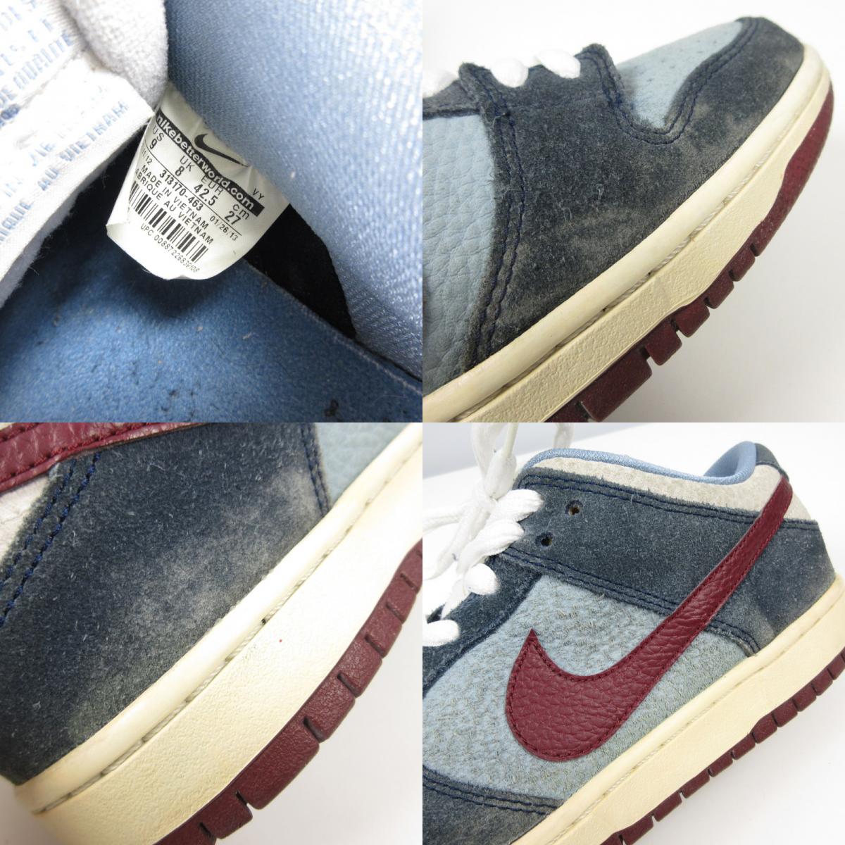 NIKE | ナイキ DUNK LOW PREMIUM SB スニーカー 313170-463 ×FTC DUNK 2012A/W ブルー 27cm【姫路東店】