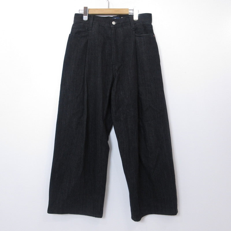 Levi's | リーバイス BLUETAB ワイドプリーツ CROP ジーンズ デニムパンツ A9136-0003 ｻｲｽﾞ:W:30 ブラック【姫路東店】