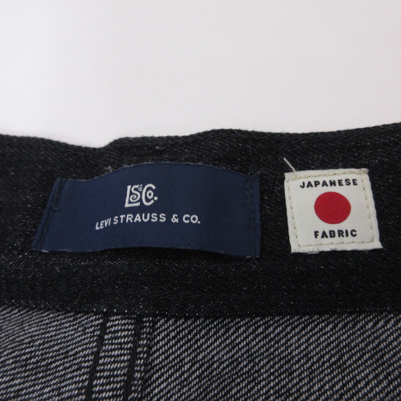 Levi's | リーバイス BLUETAB ワイドプリーツ CROP ジーンズ デニムパンツ A9136-0003 ｻｲｽﾞ:W:30 ブラック【姫路東店】
