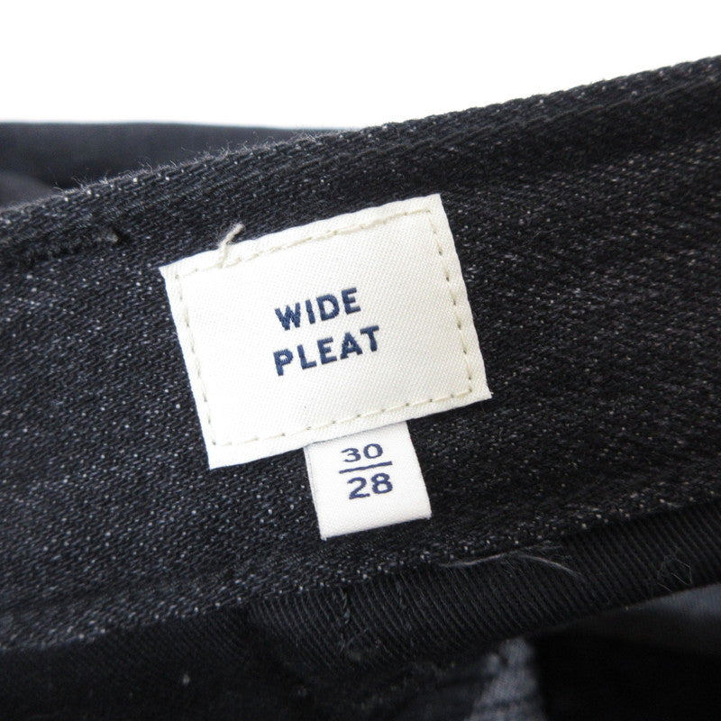 Levi's | リーバイス BLUETAB ワイドプリーツ CROP ジーンズ デニムパンツ A9136-0003 ｻｲｽﾞ:W:30 ブラック【姫路東店】