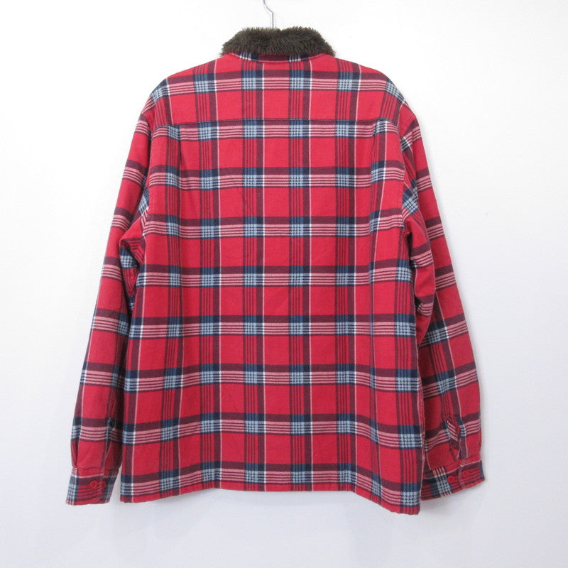 Supreme | シュプリーム Faux Fur Collar Flannel Shirt 中綿ジャケット サイズ：L【姫路東店】