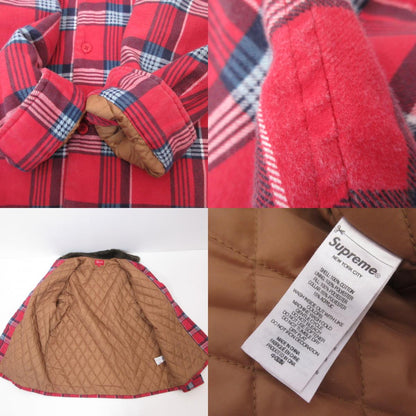 Supreme | シュプリーム Faux Fur Collar Flannel Shirt 中綿ジャケット サイズ：L【姫路東店】