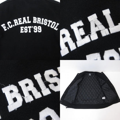 FCRB | エフシーアールビー WOOL MELTON STADIUM JACKET スタジャン FCRB-189050 ブラック サイズ：S【姫路東店】