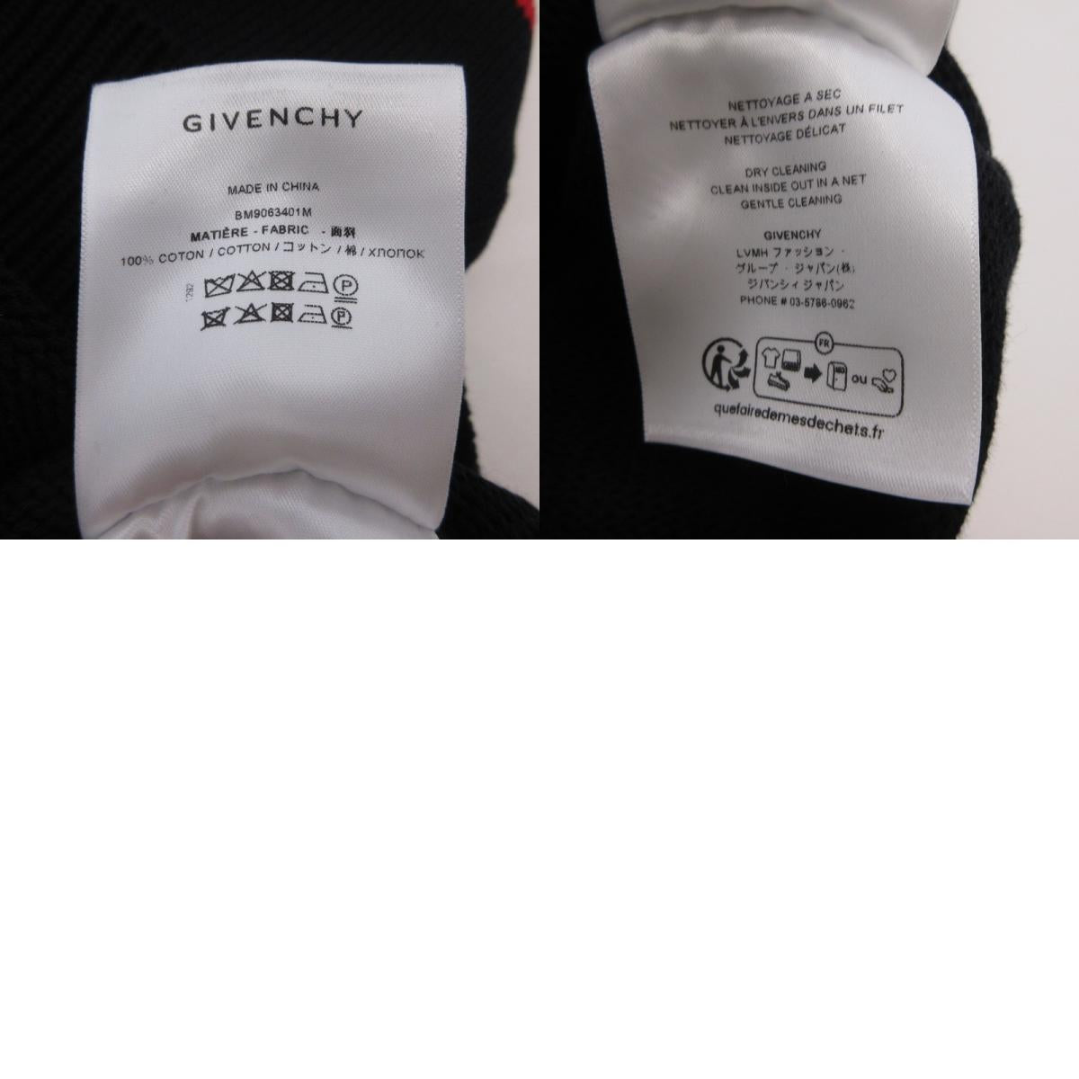 GIVENCHY | ジバンシィ リバースロゴ クルーネック ニット ニット BM9063401M 国内正規タグ ブラック サイズ：M【姫路東店】