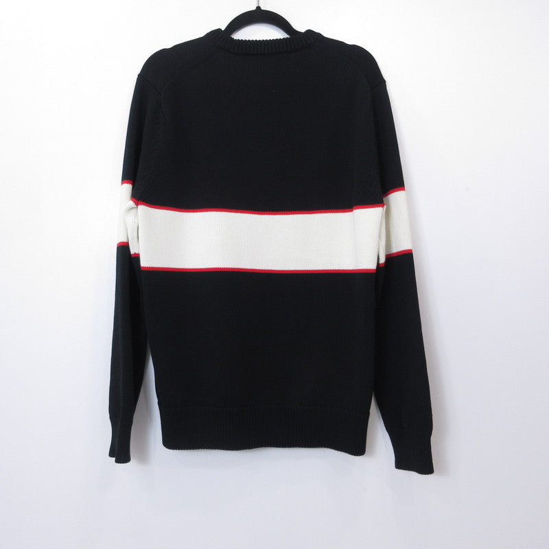 GIVENCHY | ジバンシィ リバースロゴ クルーネック ニット ニット BM9063401M 国内正規タグ ブラック サイズ：M【姫路東店】