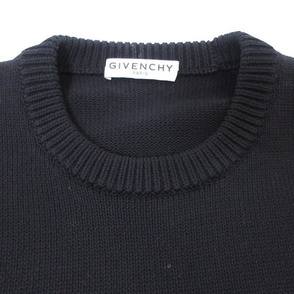 GIVENCHY | ジバンシィ リバースロゴ クルーネック ニット ニット BM9063401M 国内正規タグ ブラック サイズ：M【姫路東店】