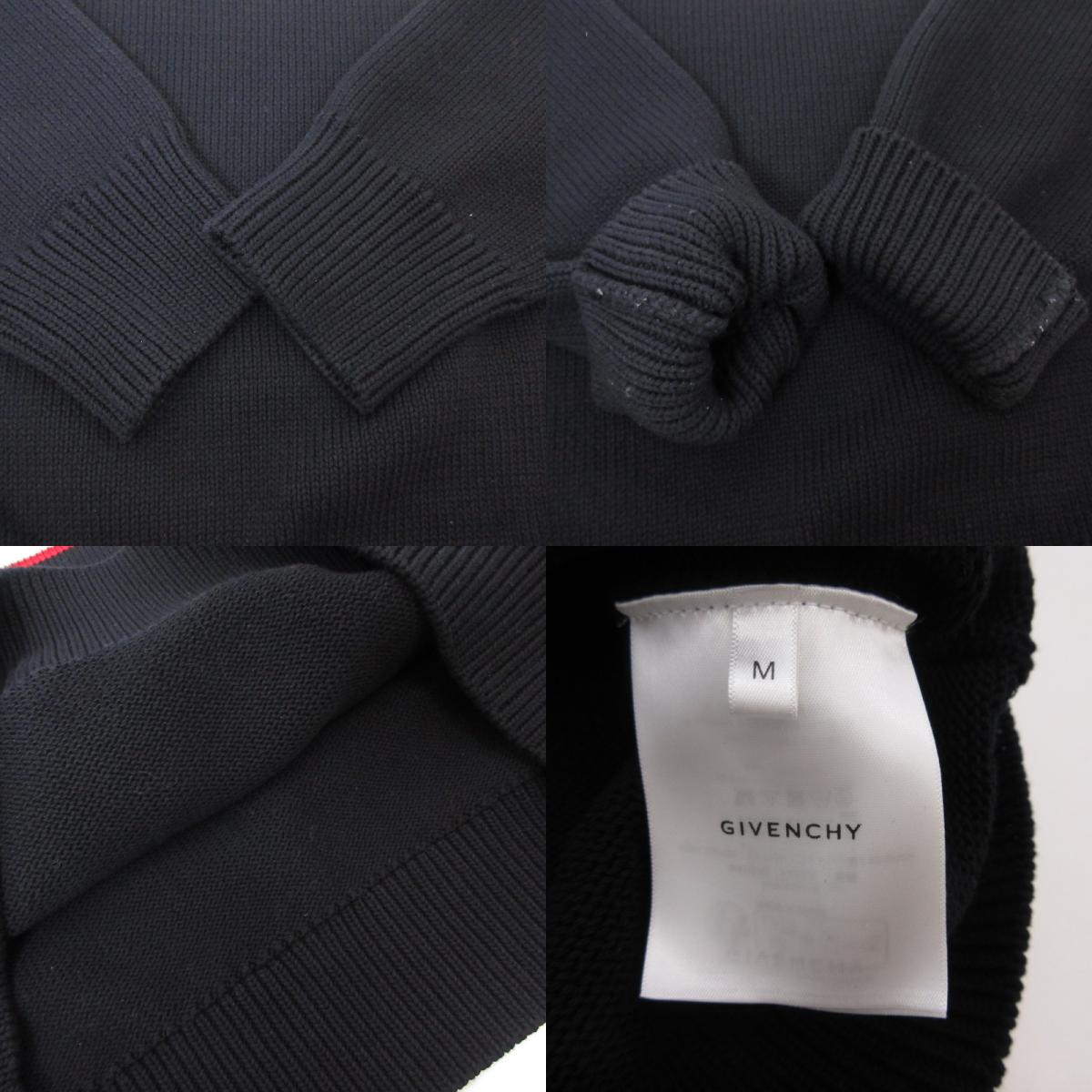 GIVENCHY | ジバンシィ リバースロゴ クルーネック ニット ニット BM9063401M 国内正規タグ ブラック サイズ：M【姫路東店】