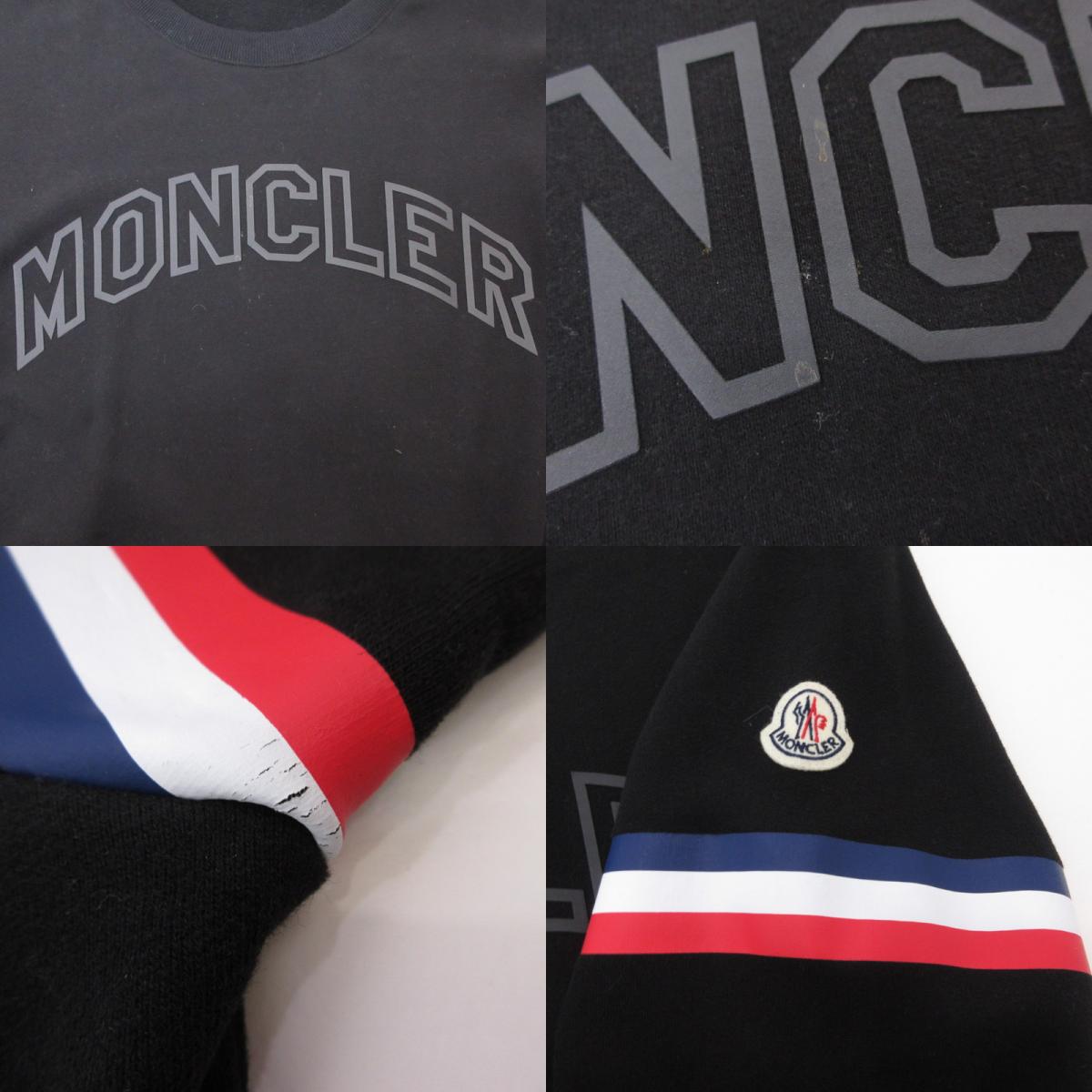 MONCLER | モンクレール FELPA GIROCOLLO スウェット I10918G00005 ブラック サイズ：M【姫路東店】