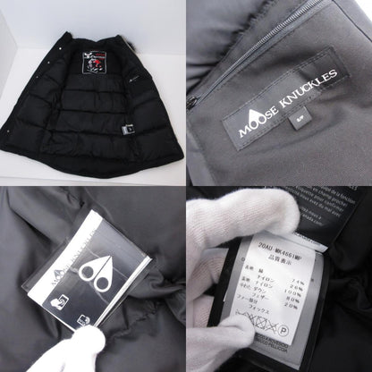 MOOSE KNUCKLES ムースナックルズ STIRLING PARKA ダウンジャケット 20AU-MK4661MP ブラック サイズ：S 国内正規品【姫路東店】
