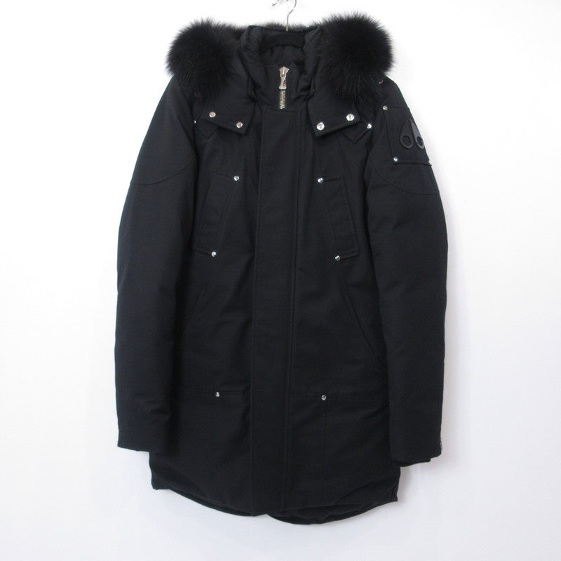 MOOSE KNUCKLES ムースナックルズ STIRLING PARKA ダウンジャケット 20AU-MK4661MP ブラック サイズ：S 国内正規品【姫路東店】