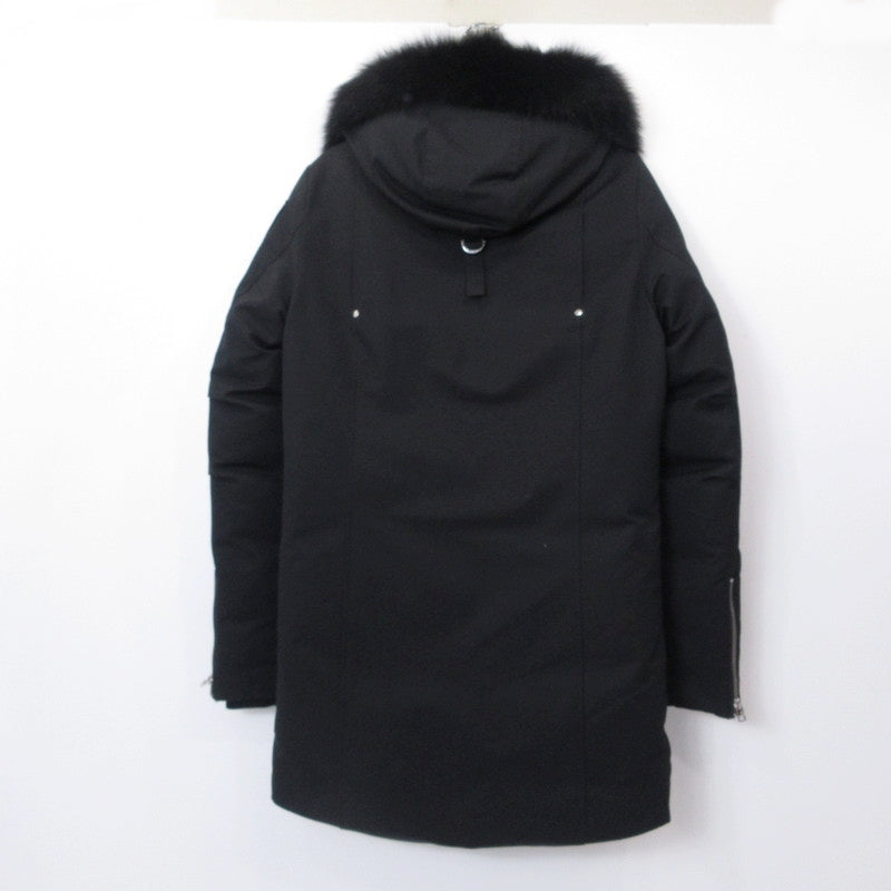 MOOSE KNUCKLES ムースナックルズ STIRLING PARKA ダウンジャケット 20AU-MK4661MP ブラック サイズ：S 国内正規品【姫路東店】