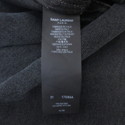 SAINT LAURENT | サンローラン デニムパンツ 597052 国内正規品 ｻｲｽﾞ:31 ブラック サイズ：31【姫路東店】