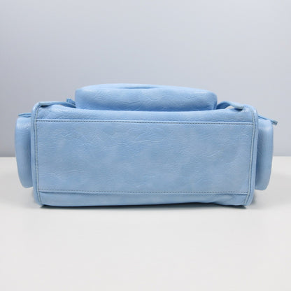 furfur | ファーファー アウトポケットバッグ ハンドバッグ RWGB261511 ライトブルー【姫路東店】