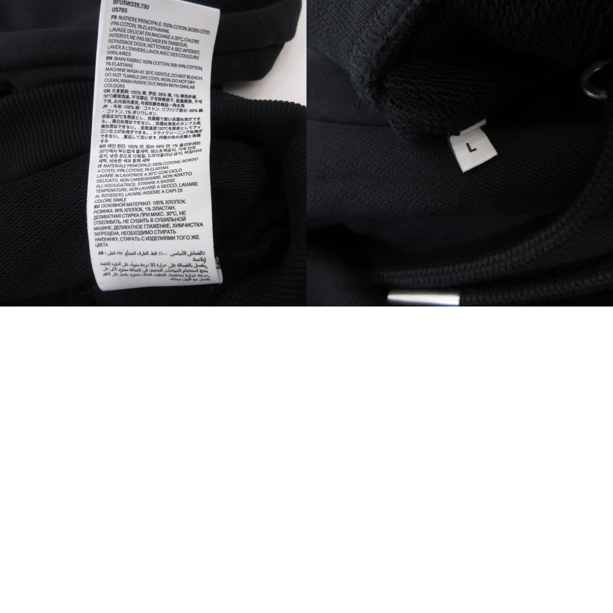 AMI | アミ AMI DE COEUR HOODIE パーカー BFUSW235.730 国内正規品 ブラック サイズ：L【姫路東店】