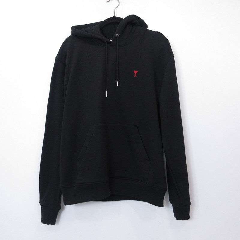 AMI | アミ AMI DE COEUR HOODIE パーカー BFUSW235.730 国内正規品 ブラック サイズ：L【姫路東店】