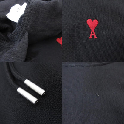 AMI | アミ AMI DE COEUR HOODIE パーカー BFUSW235.730 国内正規品 ブラック サイズ：L【姫路東店】