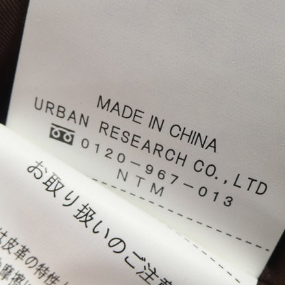 URBAN RESEARCH | アーバンリサーチ ライダースジャケット WH83-17M010 ブラウン サイズ：38【姫路東店】