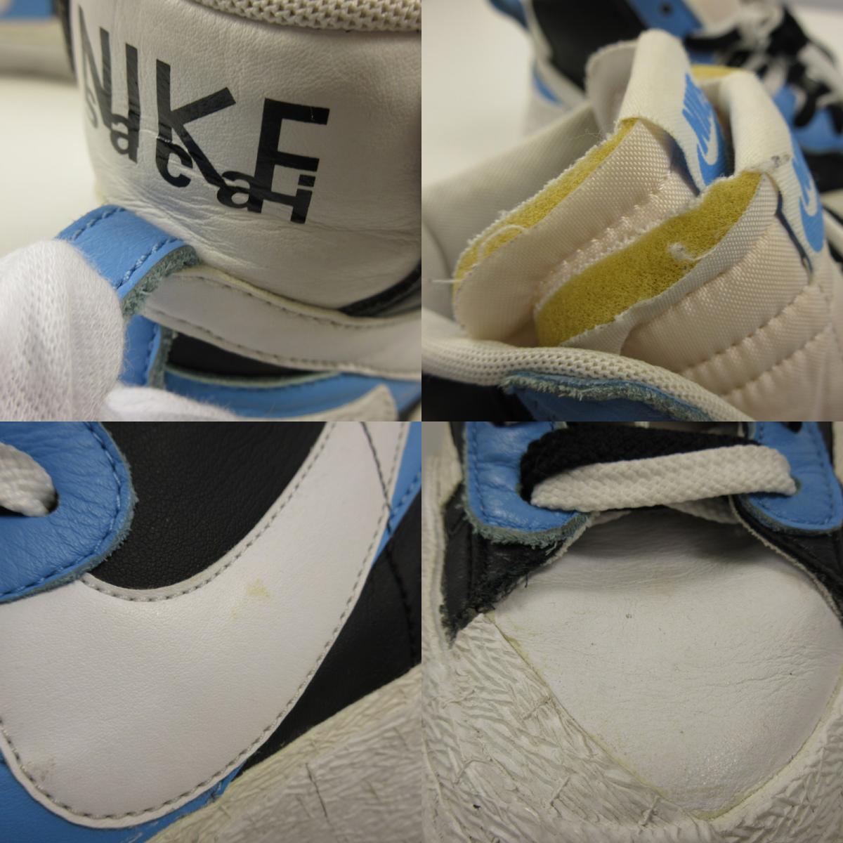 NIKE | ナイキ×sacai BLAZER MID スニーカー BV0072-001 2019S/S サイズ：27cm ホワイト【姫路東店】