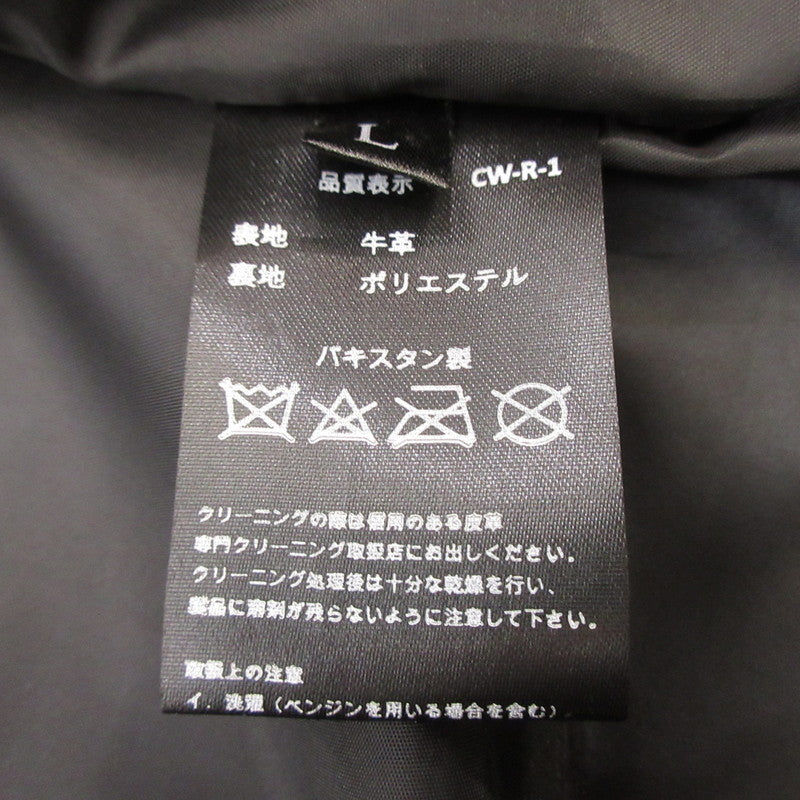 ロックンロールライダー レザージャケット DRY17A ブラック サイズ：L【姫路東店】