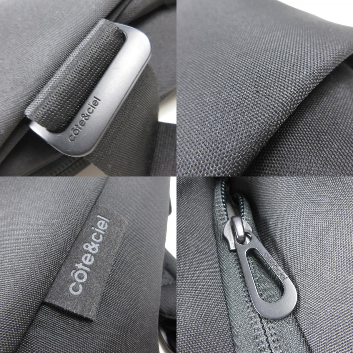 Cote&Ciel | コートエシエル Isar Rucksack M リュック・デイパック ブラック【姫路東店】