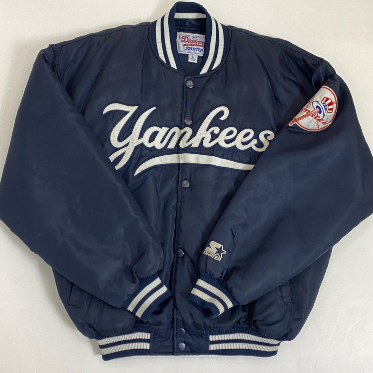 STARTER | スターター NEW YORK YANKEES スタジャン Diamond Collection 90s ネイビー サイズ：L【姫路東店】