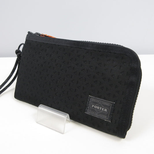 PORTER | ポーター HEXARIA LONG WALLET 長財布 682-17959 L字ファスナー財布 ブラック【姫路東店】