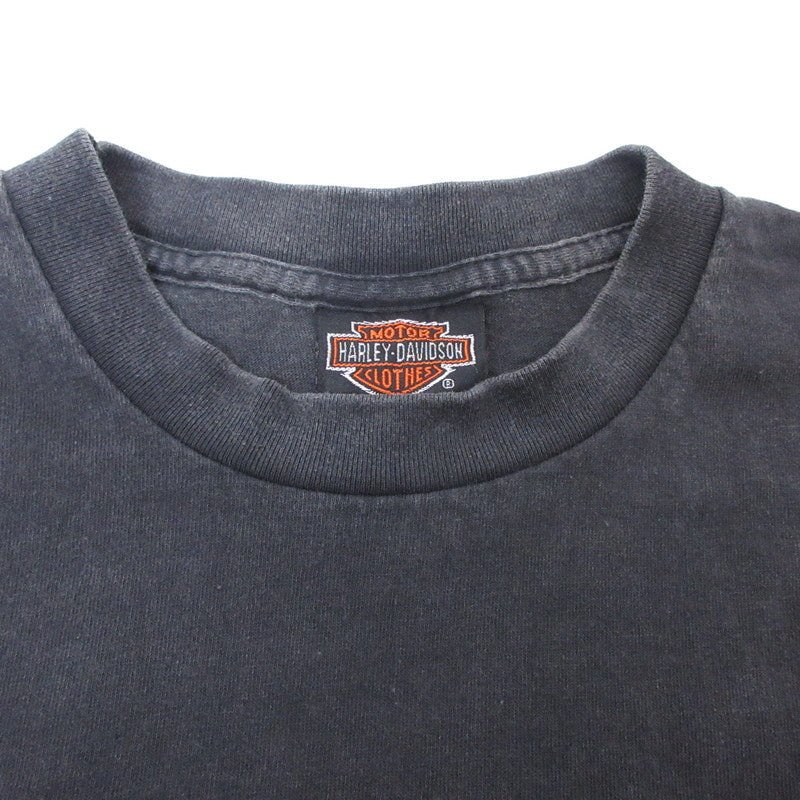 HARLEY-DAVIDSON | ハーレーダビットソン ファイヤーパターン 長袖Ｔシャツ ブラック サイズ：L【姫路東店】