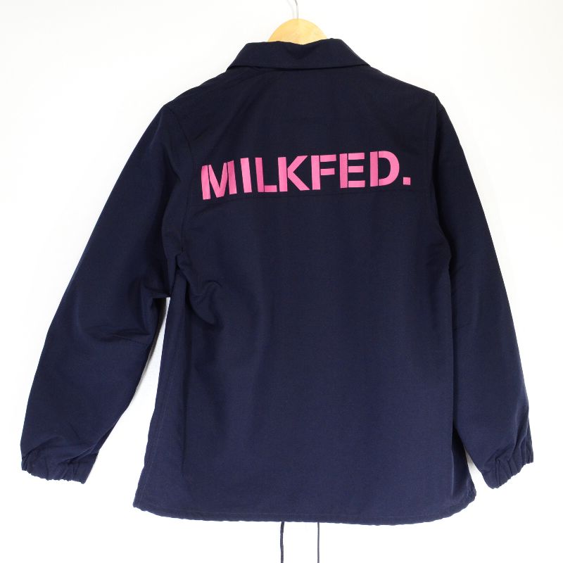 MILK FED | ミルクフェド バックロゴコーチジャケット その他アウター 3191514 ネイビー【倉吉店】
