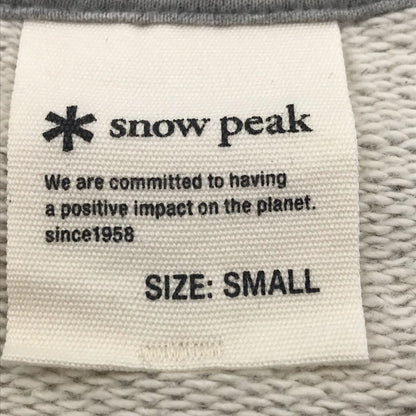 Snow Peak | スノーピークスノウピーク Recycled Cotton Sweat Crewneck スウェット SW-22SU401 グレー サイズ：S【倉吉店】
