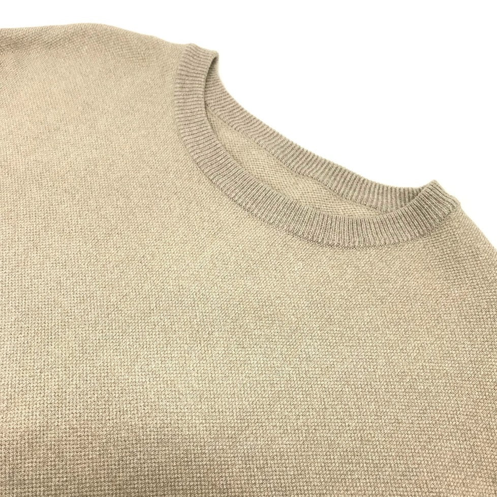 crepuscule | クレプスキュール LIGHT MOSS STITCH L/S SWEAT スウェット 2201-001 グレー サイズ：1【倉吉店】