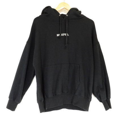 MILK FED | ミルクフェド STENCIL SWEAT HOODIE パーカー 3194254 ブラック【倉吉店】