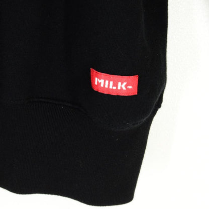 MILK FED | ミルクフェド STENCIL SWEAT HOODIE パーカー 3194254 ブラック【倉吉店】