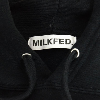 MILK FED | ミルクフェド STENCIL SWEAT HOODIE パーカー 3194254 ブラック【倉吉店】