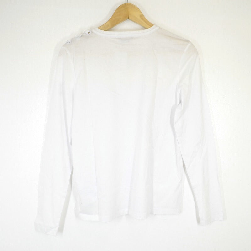 TOMMY HILFIGER | トミーヒルフィガー KRISTIE C-NK TOP LS 長袖Ｔシャツ WWOWW24110 ホワイト サイズ：S【倉吉店】