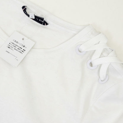 TOMMY HILFIGER | トミーヒルフィガー KRISTIE C-NK TOP LS 長袖Ｔシャツ WWOWW24110 ホワイト サイズ：S【倉吉店】