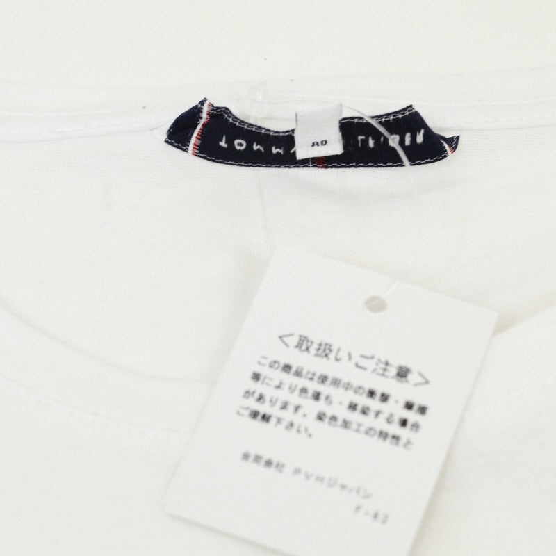 TOMMY HILFIGER | トミーヒルフィガー KRISTIE C-NK TOP LS 長袖Ｔシャツ WWOWW24110 ホワイト サイズ：S【倉吉店】