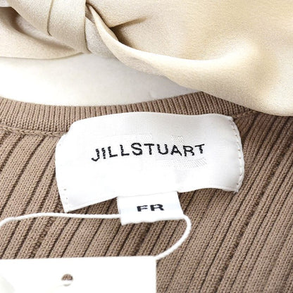 JILL BY JILL STUART | ジルバイジルスチュアート オープンネックリブトップス ニット 125-0170627 ブラウン【倉吉店】