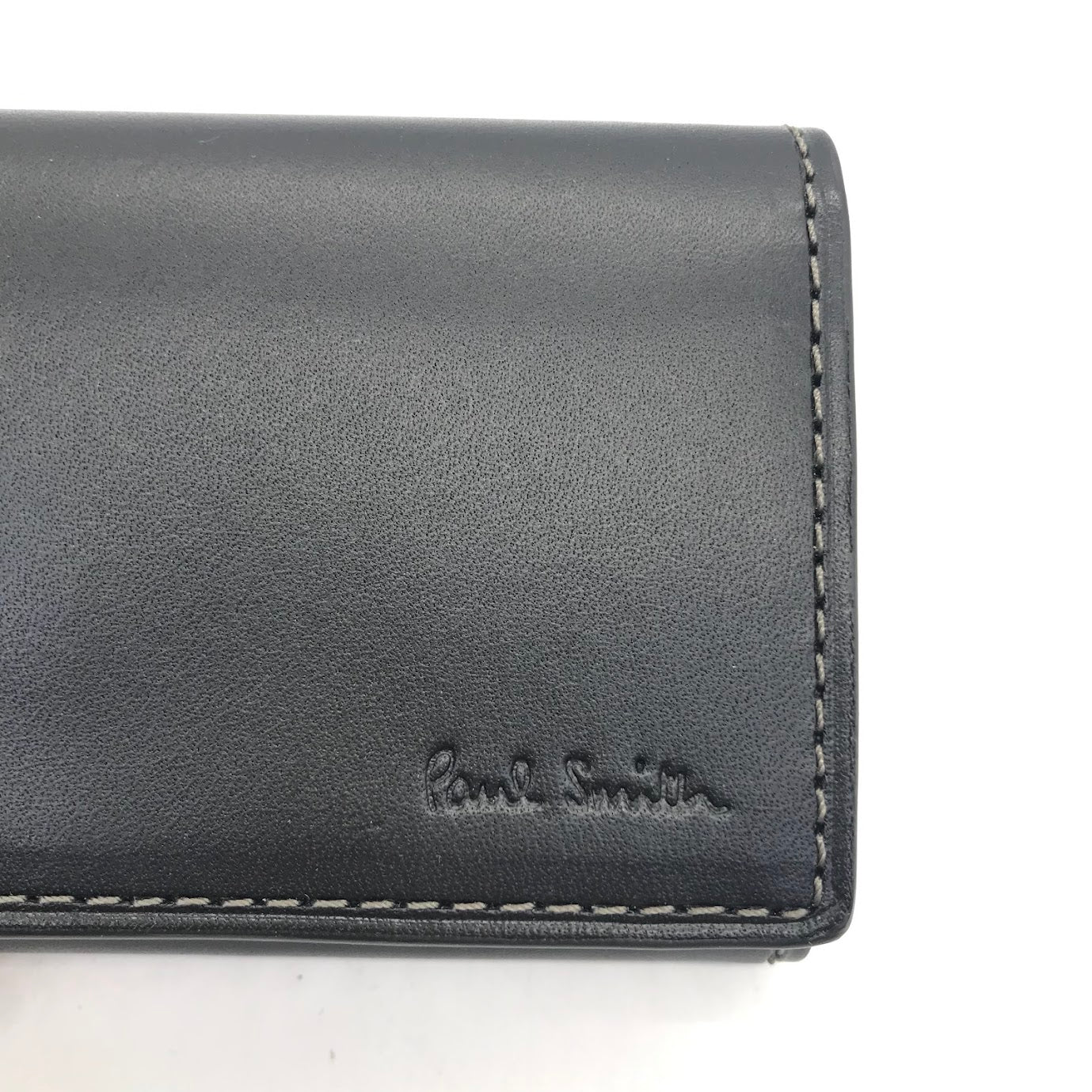 Paul Smith | ポール・スミス ?ベジタンストライプトリム キーケース BPS630 ブラック【倉吉店】