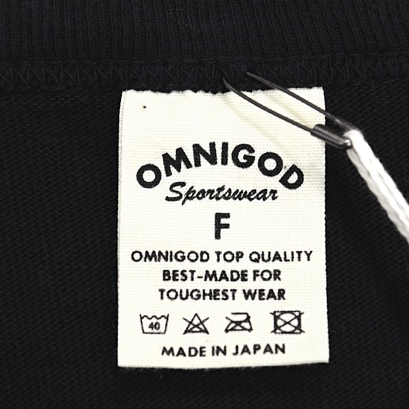 OMNIGOD | オムニゴッド 天竺フットボールワンピース ワンピース 59-860N ブラック【倉吉店】