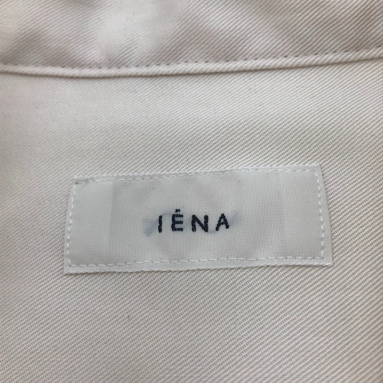IENA | イエナ スタンドカラー 長袖シャツ 20-050-900-0350-4-0 ベージュ【倉吉店】