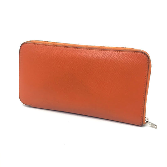HERMES | エルメス アザップロングシルクイン/ヴォーエプソン 長財布 068918CK-AB オレンジ【倉吉店】