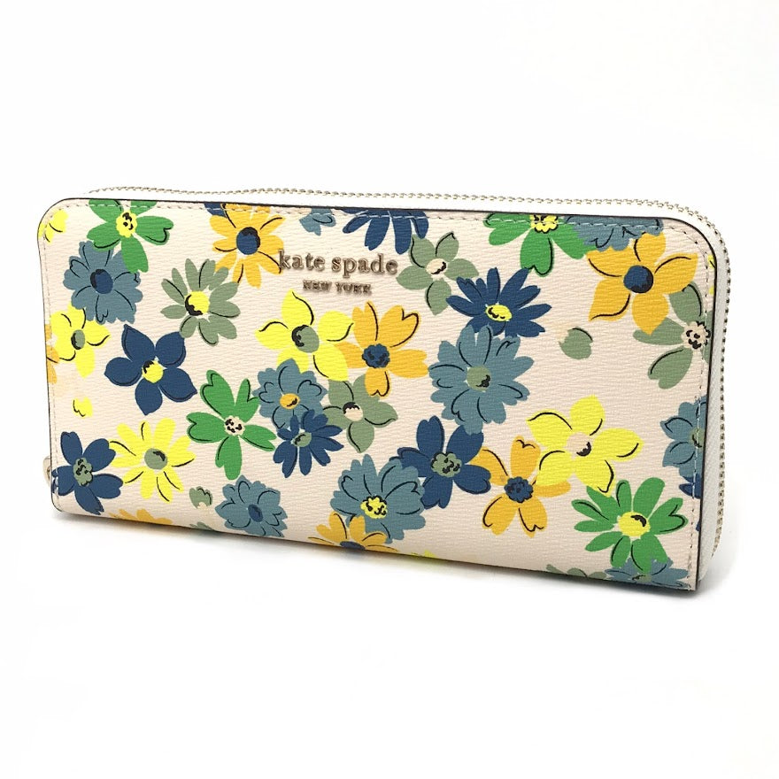kate spade NEW YORK | ケイトスペードニューヨーク スペンサーフローラルメドレー 長財布 花柄【倉吉店】