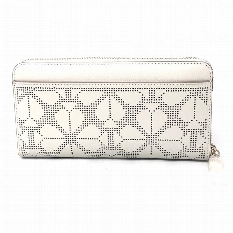 kate spade NEW YORK | ケイトスペードニューヨーク スペンサーパーフォレイテッド 長財布 アイボリー【倉吉店】