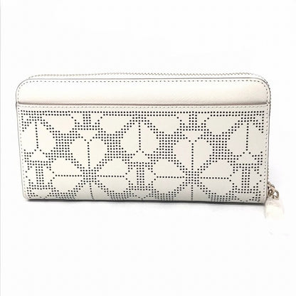 kate spade NEW YORK | ケイトスペードニューヨーク スペンサーパーフォレイテッド 長財布 アイボリー【倉吉店】