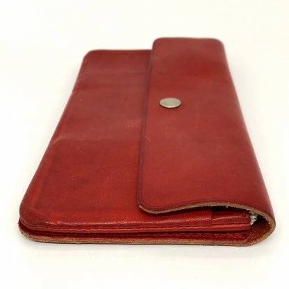 MHL | エムエイチエル レザーウォレット 長財布 レッド【倉吉店】