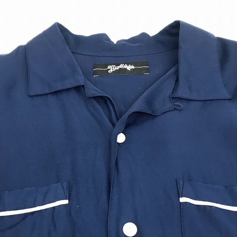 MARBLES | マーブルズ MARBLES BOWLING SHIRT その他トップス MSH-S1803 ネイビー【倉吉店】