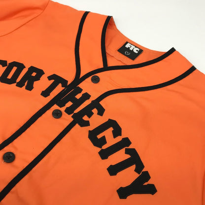 FTC | エフティーシー BASEBALL JERSEY 半袖シャツ オレンジ【倉吉店】
