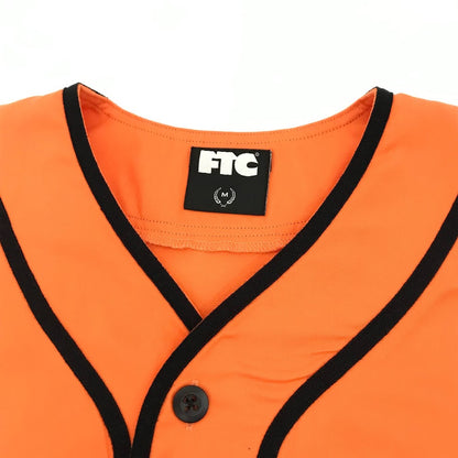 FTC | エフティーシー BASEBALL JERSEY 半袖シャツ オレンジ【倉吉店】