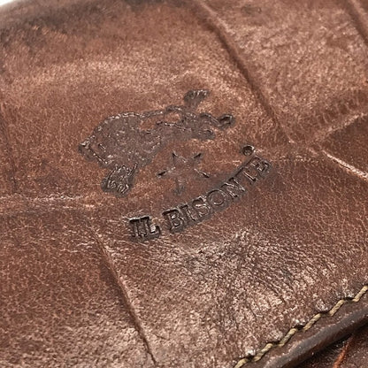 IL BISONTE | イルビゾンテ クロコ型押し 長財布 ブラウン【倉吉店】