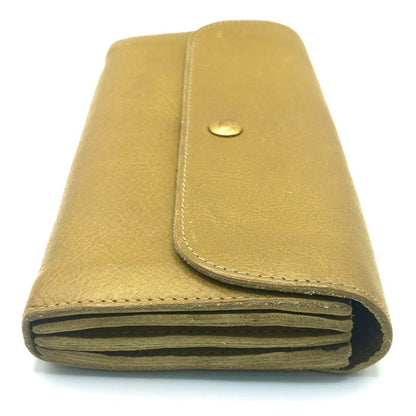 IL BISONTE | イルビゾンテ レザーロングウォレット 長財布 C0842 イエロー【倉吉店】